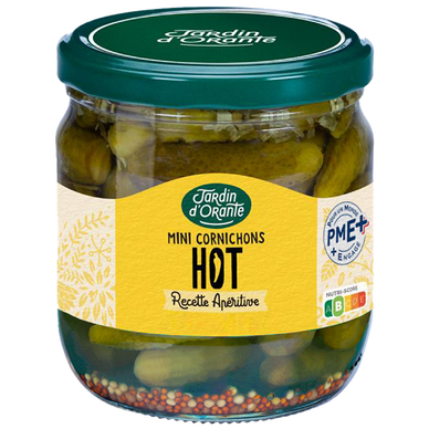 Cornichon hot LE JARDIN D'ORANTE, 185g