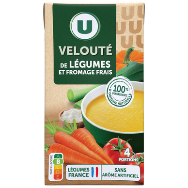Soupe Velouté de légumes fromage fondu brique 1L