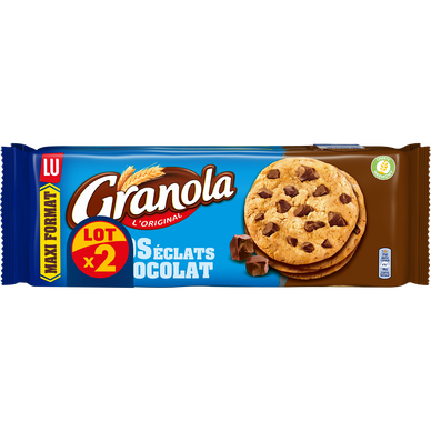 Cookies extra chocolat GRANOLA - 2 paquets de 276g