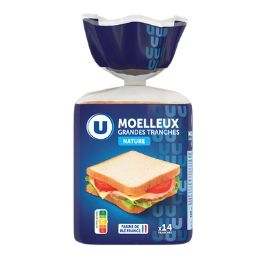 Pain de mie sandwich nature  550g