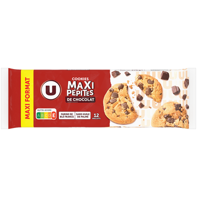 Cookies premium maxi pépites de chocolats  paquet de 276g