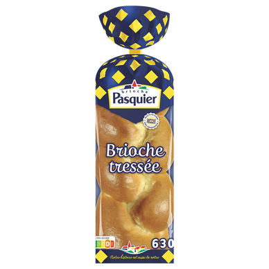 Brioche tressée nature BRIOCHE PASQUIER - 630g