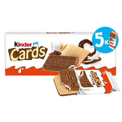 Gâteau KINDER cards T5, 128g