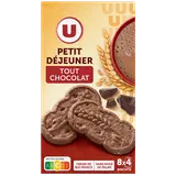 Biscuits Petit déjeuner tout chocolat paquet de 400g