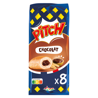 Brioches fourrées au chocolat PITCH x8 300g