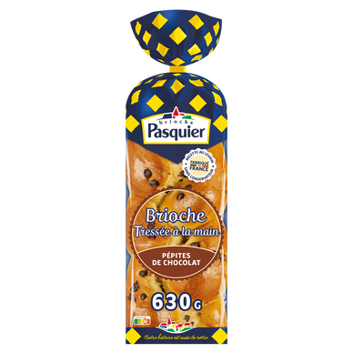 Brioche tressée pépites de chocolat BRIOCHE PASQUIER - 630g