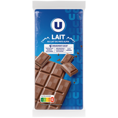 Chocolat au lait alpin  3 Tablettes de 100g, 300g