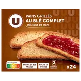 Pain grillé au blé complet  500g