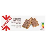 Biscuits tablette au chocolat lait PRIX MINI 150g