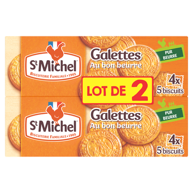 Galettes au beurre - ST MICHEL - 8x5 biscuits - 260g