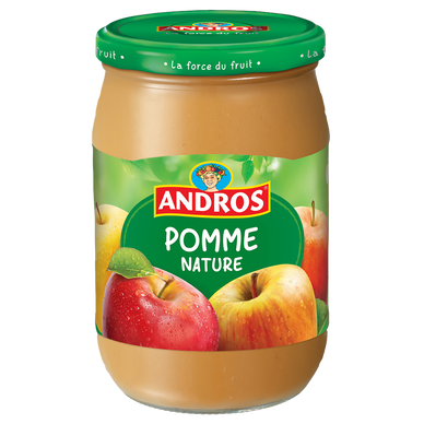 Dessert pomme nature ANDROS, bocal de 660g