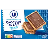 Petit beurre tablette de chocolat au lait, pocket 250g