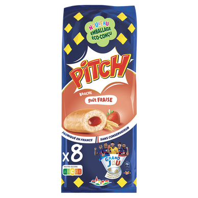 Brioche PITCH goût fraise PASQUIER x8 300G