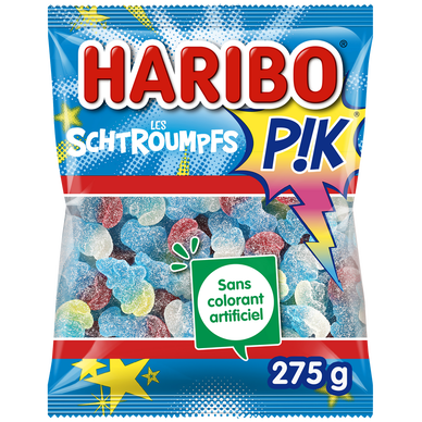 Bonbon Les schtroumpfs Pik HARIBO, 275g