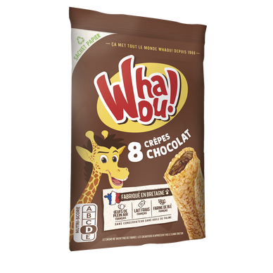 Crêpes chocolat WHAOU x8 - 256g