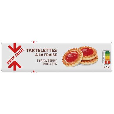 Tartelettes à la fraise PRIX MINI - 200g