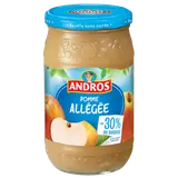 Dessert fruitier de pomme allégée en sucre ANDROS, 730g