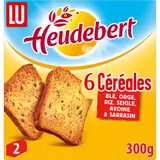 Biscottes 6 céréales HEUDEBERT - Paquet de 34 tranches - 300g
