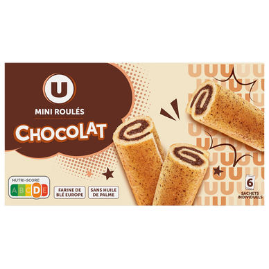 Gâteau Mini roulé au chocolat paquet de 150g