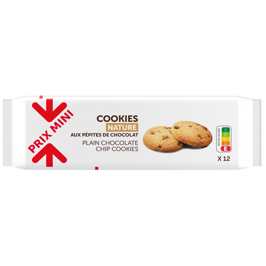 Cookies nature pépites chocolat PRIX MINI - 200g