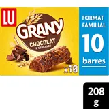 Barres de céréales au chocolat GRANY - Boite de 10 - 208g