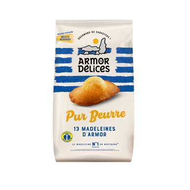 Madeleines pur beurre ARMOR DELICES x13 - 430g