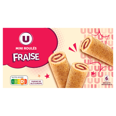 Gâteau Mini roulé fraise 150g
