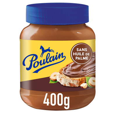 Pâte à tartiner Chocolat noisettes sans huile de palme - Pot de 400g