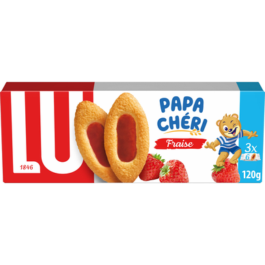 Lulu la barquette à la fraise LU, x18 soit 120g