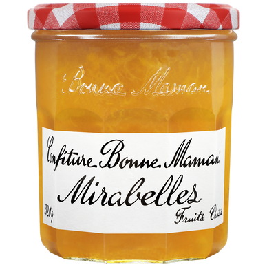 Confiture de mirabelles BONNE MAMAN, bocal de 320g