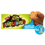 Biscuits nappés chocolat au lait DINOSAURUS, 225g