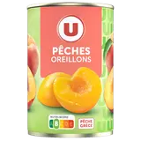 Oreillons de Pêches au sirop léger  boîte de 230g