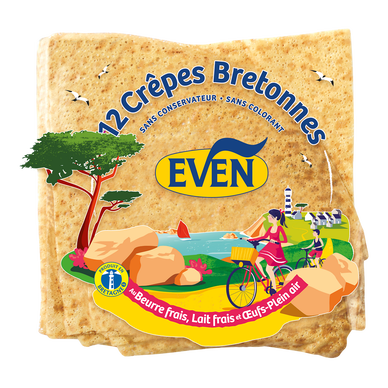 Crêpes bretonnes EVEN - x12 Le paquet de 350g