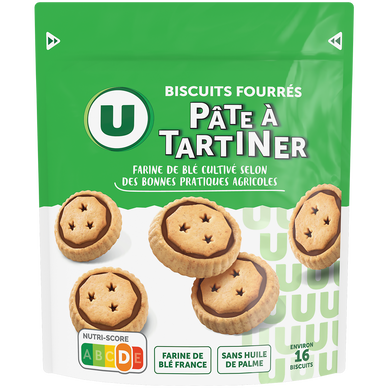 Biscuit fourré pâte à tartiner 240g