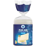 Pain de mie nature sans croûte grandes tranches - 14 tranches - 500g