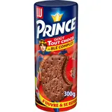 Biscuits fourrés tout chocolat au blé complet PRINCE LU, paquet 300g
