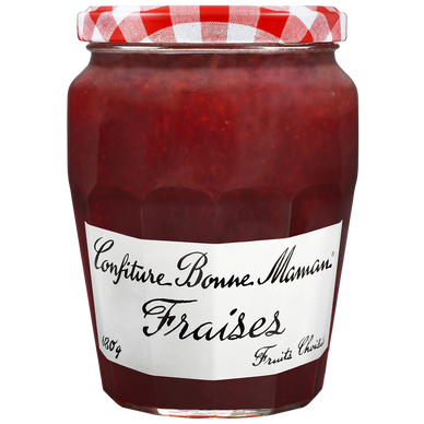 Confiture de fraises BONNE MAMAN pot familial 680g