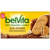 Biscuits Petit déjeuner c ur fondant chocolat noisette Belvita LU, 253g