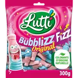 Bonbons pétillants Bubblizz original LUTTI bouteille acidulée, sachet300g