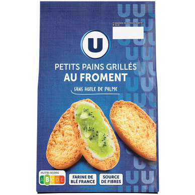 Petits pains grillés au froment  225g