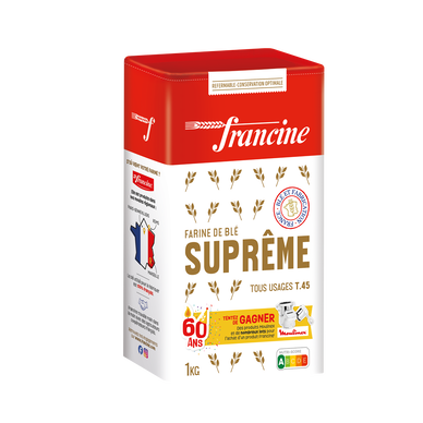 FRANCINE suprême FRANCE FARINE, paquet de 1kg