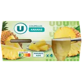 Coupelle de fruits à l'ananas  x4  -  260g