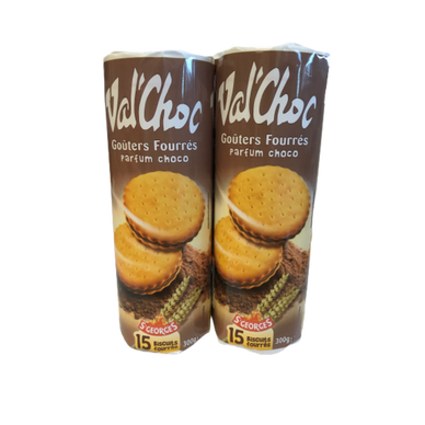 Goûters fourrés rond chocolat SAINT GRORGES, 2 paquets de 300g