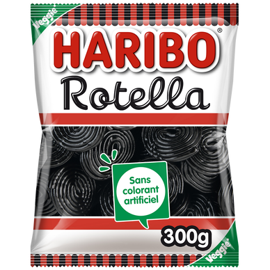 Bonbon Rouleaux de réglisse Rotella HARIBO, 300g