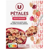 Céréales Pétales de riz et blé orge avec fruits rouges  boîte de 300g