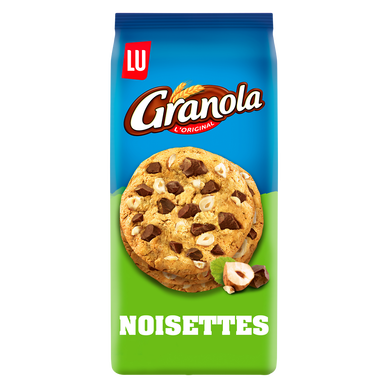 Cookies aux gros éclats chocolat & noisettes GRANOLA, paquet de 184g