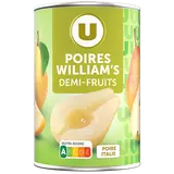 Poires demi-fruits au sirop léger, boîte 1/2 225g