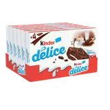 Gâteau enrobés cacao KINDER DELICE, x4, 156g