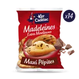 Madeleines moelleuse extra maxi pépites chocolat KER CADELAC 350g