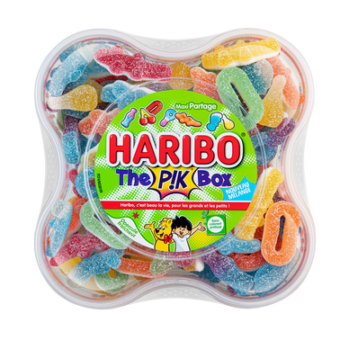 Confiserie the pik box HARIBO, paquet de 550g